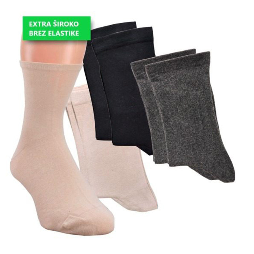 WELLNESS Nogavice EXTRA ŠIROKE
