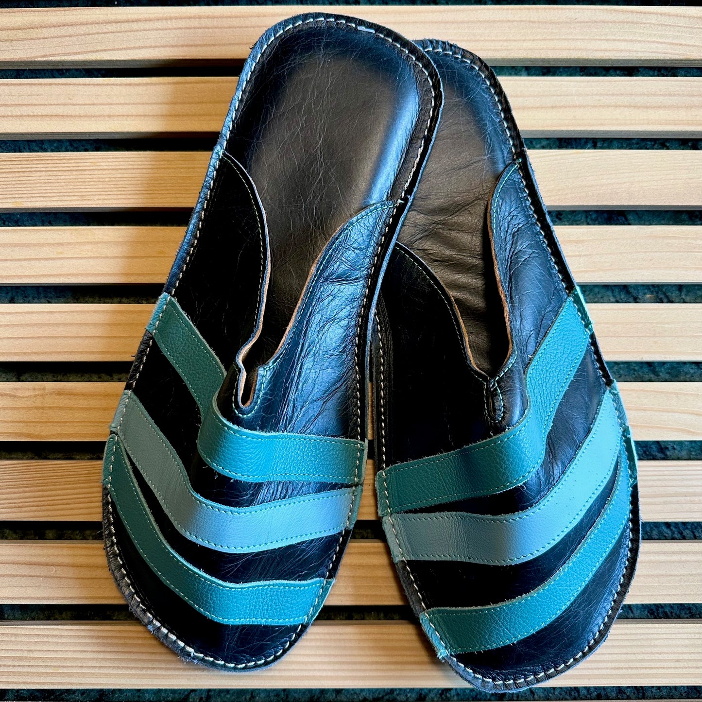 Usnjeni sobni copati KLIF 43-44