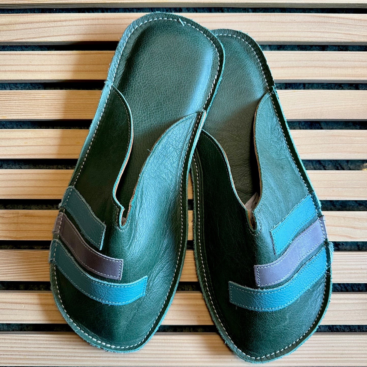 Usnjeni sobni copati KLIF 43-44