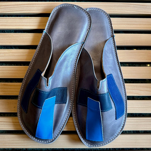 Usnjeni sobni copati KLIF 43-44