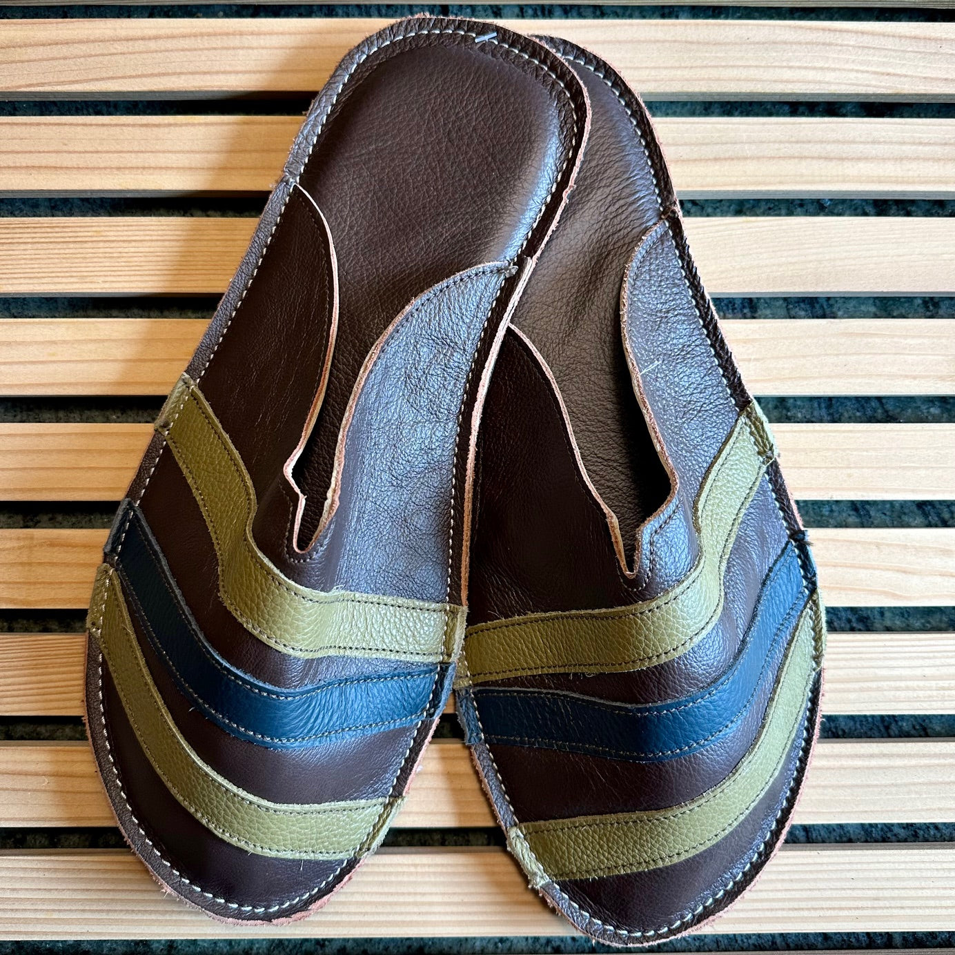 Usnjeni sobni copati KLIF 45-46