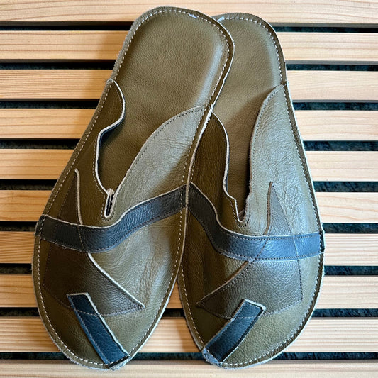 Usnjeni sobni copati KLIF 45-46