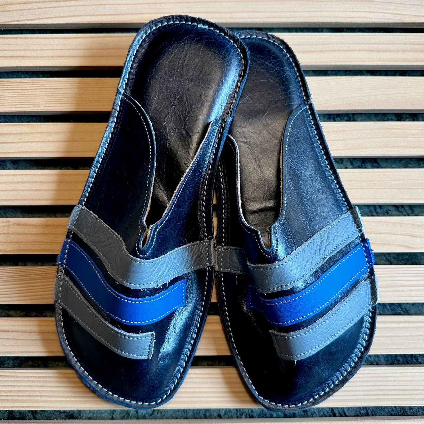 Usnjeni sobni copati KLIF 41-42