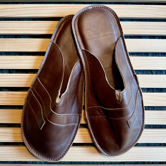 Usnjeni sobni copati KLIF 43-44