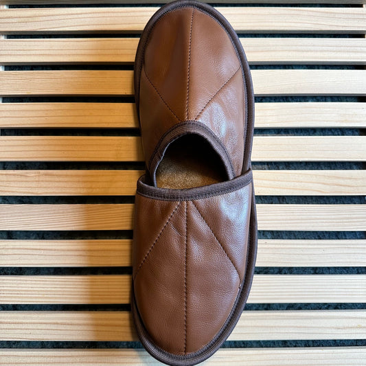 Usnjeni sobni copati 47-48