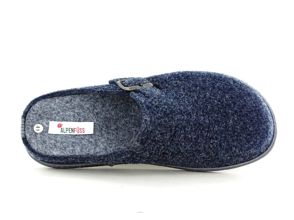Sobni moški natikači iz filca - BLUE