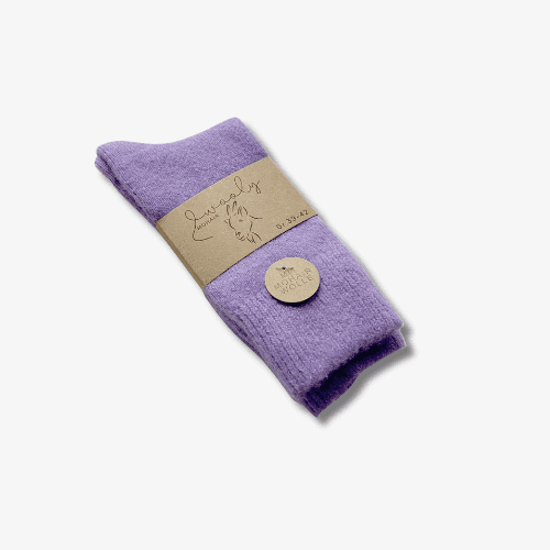 Volnene nogavice MOHAIR - ONE LAVANDA