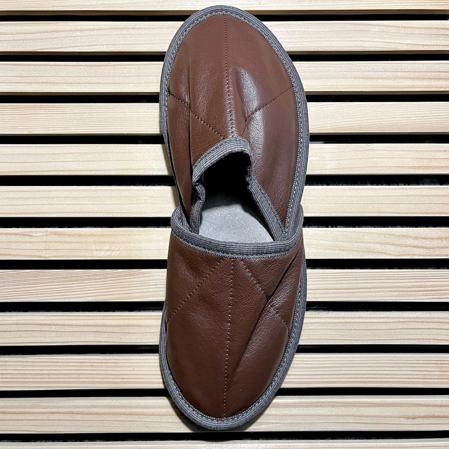 Usnjeni sobni copati 45-46