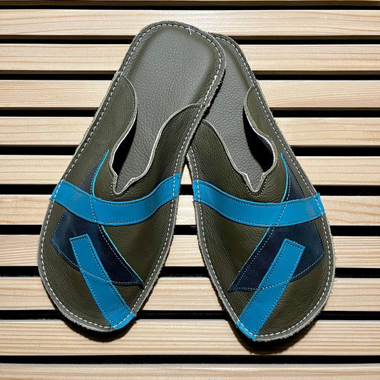Usnjeni sobni copati KLIF 41-42