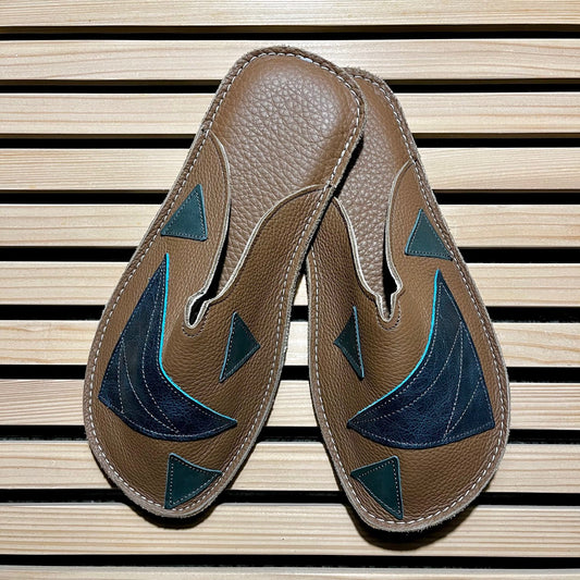 Usnjeni sobni copati KLIF 41-42