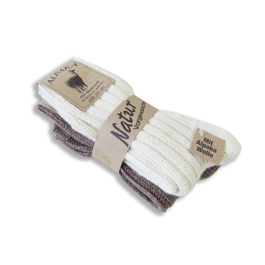 Volnene pletene nogavice 92% ALPAKA