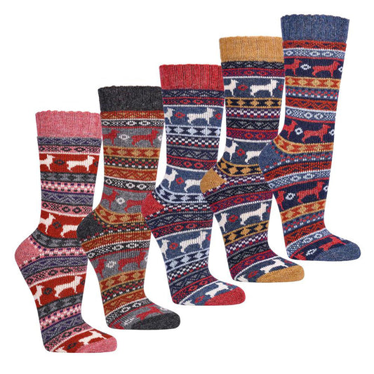 Volnene nogavice HYGGE ALPAKA - THERMO