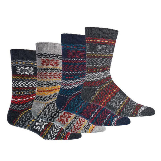 Volnene nogavice HYGGE SNOW - THERMO