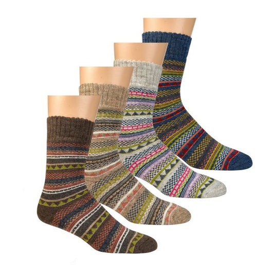 Volnene nogavice HYGGE ALPAKA PASTEL - THERMO