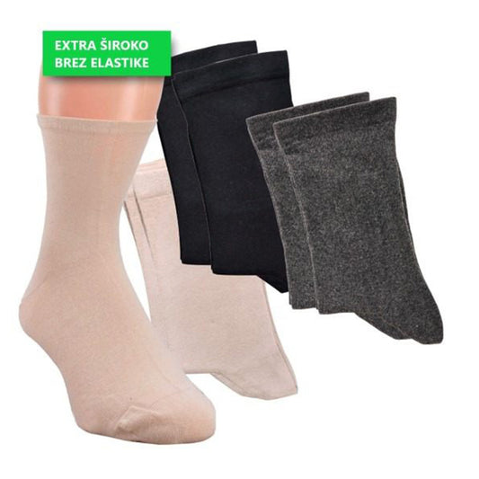WELLNESS Nogavice EXTRA ŠIROKE